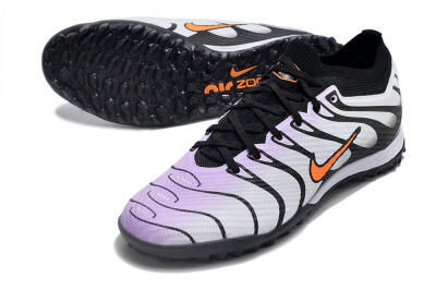 Nike Air Zoom Mercurial Vapor 14 Elite TF Low-Tops Soccer Shoes - Purple/Black/Orange