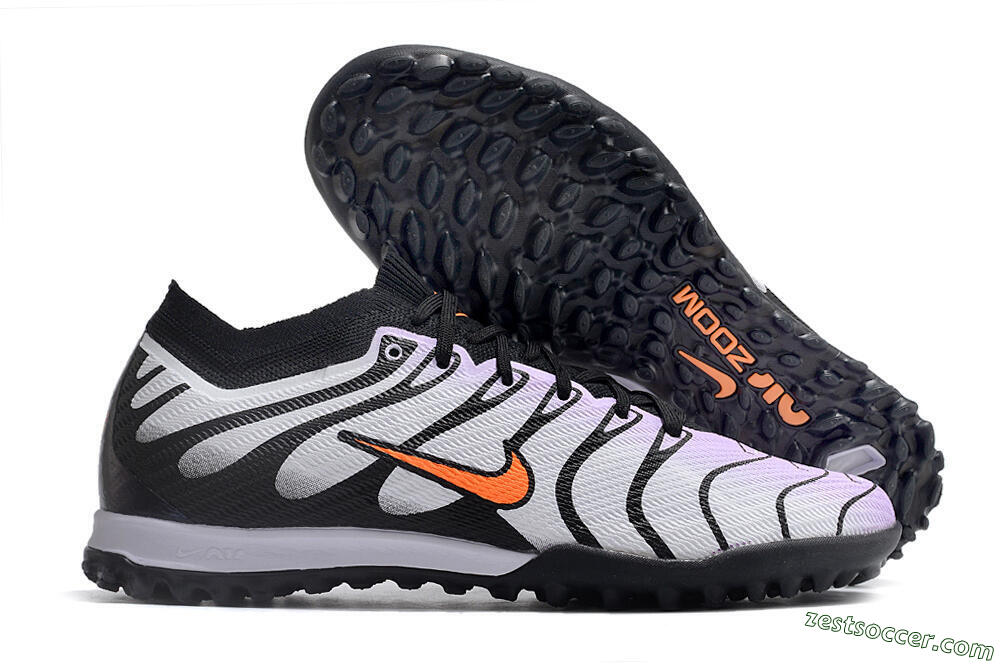 Nike Air Zoom Mercurial Vapor 14 Elite TF Low-Tops Soccer Shoes - Purple/Black/Orange 0