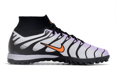 Nike Air Zoom Mercurial Superfly 9 Elite TF High-Tops Soccer Shoes - Purple/Black/Orange