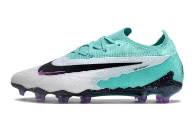 Nike Phantom GX Elite FG Low-Tops Soccer Cleats - Silver/Blue/Purple/Black