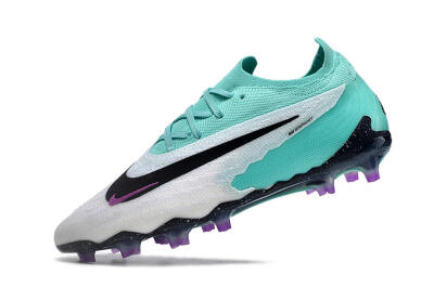 Nike Phantom GX Elite FG Low-Tops Soccer Cleats - Silver/Blue/Purple/Black