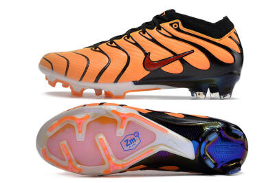 Nike Air Zoom Mercurial Vapor 15 Elite FG Low-Tops Soccer Cleats - Orange/Black/Red
