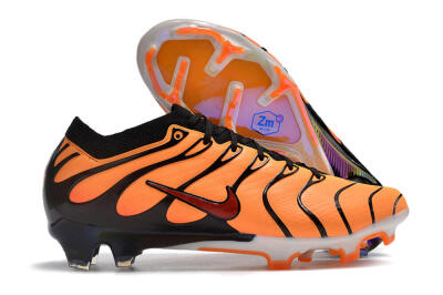 Nike Air Zoom Mercurial Vapor 15 Elite FG Low-Tops Soccer Cleats - Orange/Black/Red
