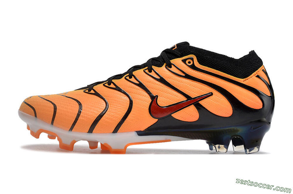 Nike Air Zoom Mercurial Vapor 15 Elite FG Low-Tops Soccer Cleats - Orange/Black/Red 2