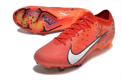 Nike AIR Zoom Mercurial Vapor 15 Elite FG Low-Tops Soccer Cleats - Orange/White/Black