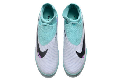 Nike Phantom GX Elite DF Link TF High-Tops Soccer Shoes - White/Black/Jade
