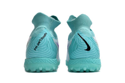 Nike Phantom GX Elite DF Link TF High-Tops Soccer Shoes - White/Black/Jade