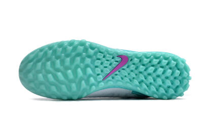 Nike Phantom GX Elite DF Link TF High-Tops Soccer Shoes - White/Black/Jade