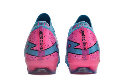 Nike Air Zoom Mercurial Vapor 15 Elite FG Low-Tops Soccer Cleats - Blue/Pink/Black