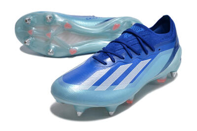 Adidas X Crazyfast.1 SG Low-Tops Soccer Cleats - Jade/White/Blue