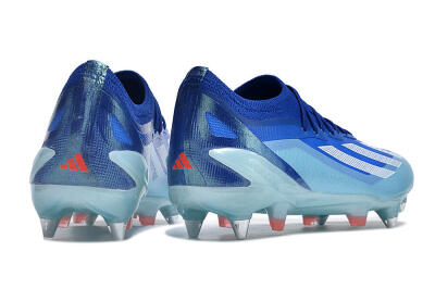 Adidas X Crazyfast.1 SG Low-Tops Soccer Cleats - Jade/White/Blue