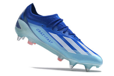 Adidas X Crazyfast.1 SG Low-Tops Soccer Cleats - Jade/White/Blue