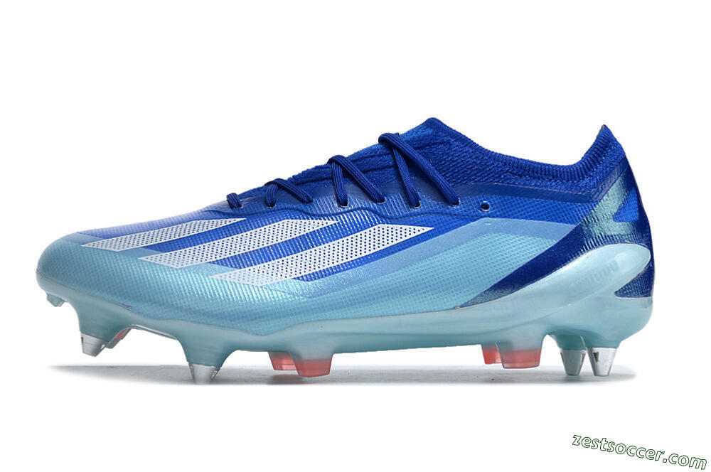 Adidas X Crazyfast.1 SG Low-Tops Soccer Cleats - Jade/White/Blue 2