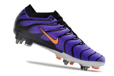 Nike Air Zoom Mercurial Vapor 15 Elite SG Low-Tops Soccer Cleats - Purple/Black/Orange