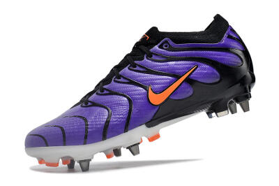 Nike Air Zoom Mercurial Vapor 15 Elite SG Low-Tops Soccer Cleats - Purple/Black/Orange
