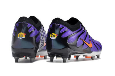 Nike Air Zoom Mercurial Vapor 15 Elite SG Low-Tops Soccer Cleats - Purple/Black/Orange