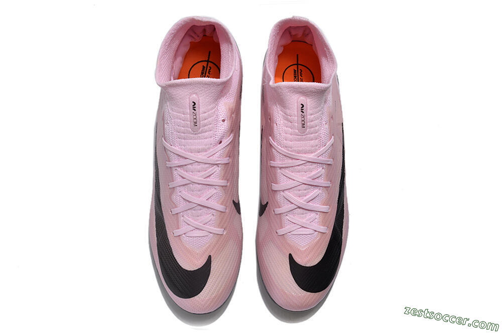 Nike Air Zoom Mercurial Superfly 9 Elite FG High-Tops Soccer Cleats - Pink/Black 6