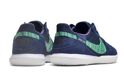 Nike Street Gato IC Low-Tops Soccer Shoes - Blue/Green/White