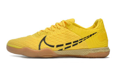Nike React Gato IC Low-Tops Soccer Shoes - Yellow/Black/Brown