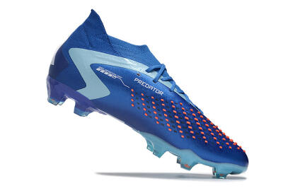 Adidas Predator Accuracy.1 FG High-Tops Soccer Cleats - Blue/Jade/White