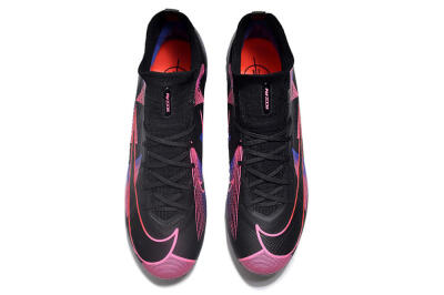 Nike Air Zoom Mercurial Superfly 9 Elite FG High-Tops Soccer Cleats - Black/Purple/Pink