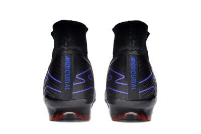 Nike Air Zoom Mercurial Superfly 9 Elite FG High-Tops Soccer Cleats - Black/Purple/Pink