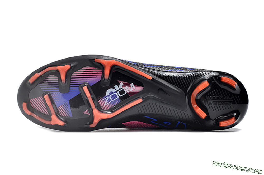 Nike Air Zoom Mercurial Superfly 9 Elite FG High-Tops Soccer Cleats - Black/Purple/Pink 6