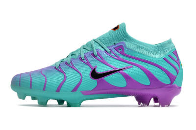 Nike Air Zoom Mercurial Vapor 15 Elite FG Low-Tops Soccer Cleats - Jade/Purple/Black