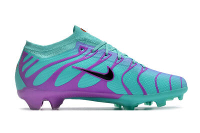 Nike Air Zoom Mercurial Vapor 15 Elite FG Low-Tops Soccer Cleats - Jade/Purple/Black