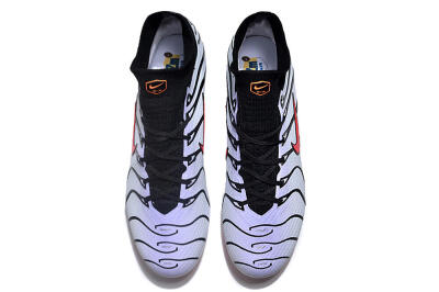 Nike Air Zoom Mercurial Superfly 9 Elite FG High-Tops Soccer Cleats - White/Black/Red