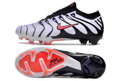 Nike Air Zoom Mercurial Vapor 15 Elite FG Low-Tops Soccer Cleats - White/Black/Red