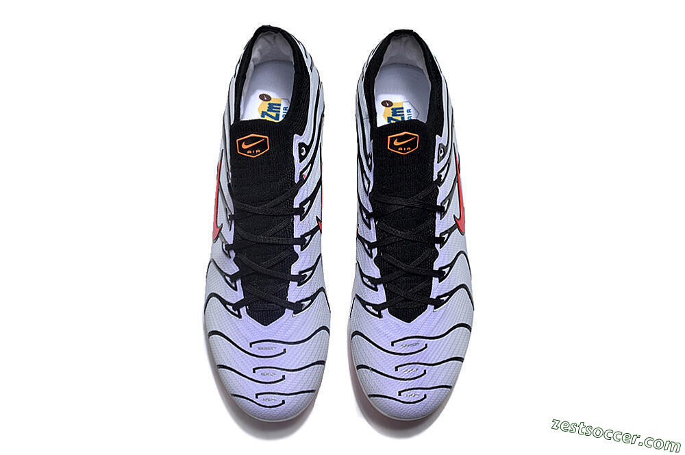 Nike Air Zoom Mercurial Vapor 15 Elite FG Low-Tops Soccer Cleats - White/Black/Red 4