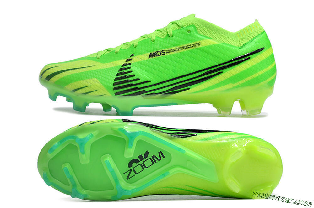 Nike Air Zoom Mercurial Vapor 15 Elite FG Low-Tops Soccer Cleats - Yellow/Black 1