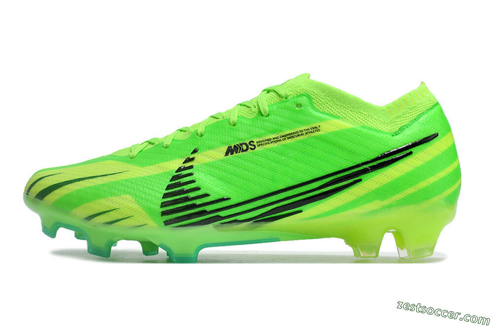 Nike Air Zoom Mercurial Vapor 15 Elite FG Low-Tops Soccer Cleats - Yellow/Black 2