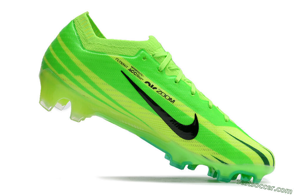 Nike Air Zoom Mercurial Vapor 15 Elite FG Low-Tops Soccer Cleats - Yellow/Black 4