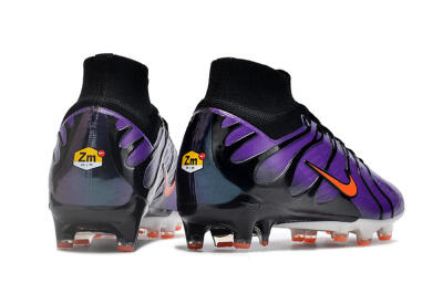 Nike Air Zoom Mercurial Superfly 9 Elite AG High-Tops Soccer Cleats - Purple/Black/Orange