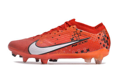 Nike Air Zoom Mercurial Vapor 15 Elite SG Low-Tops Soccer Cleats - Red/White/Black