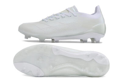 Adidas Predator Accuracy.1 FG Low-Tops Soccer Cleats - White/Beige