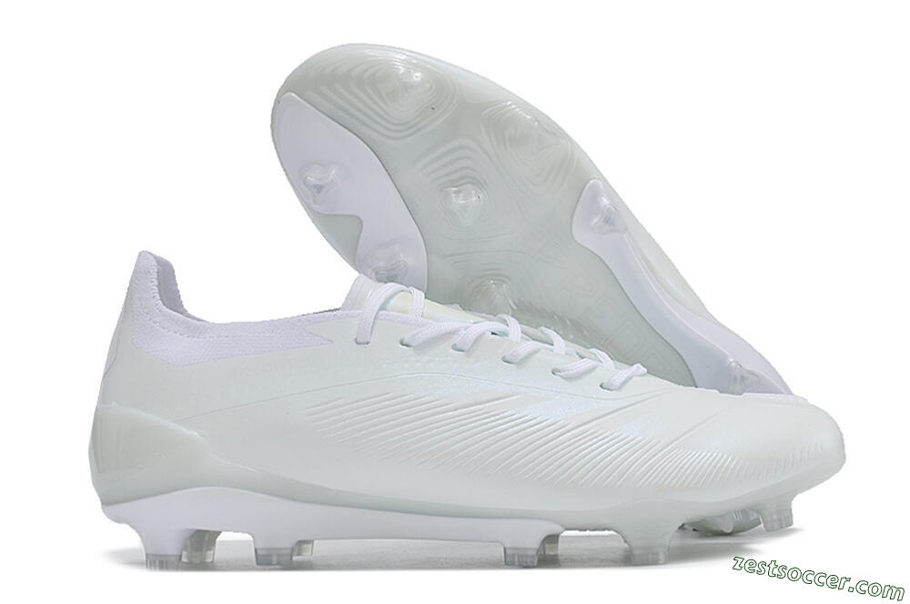 Adidas Predator Accuracy.1 FG Low-Tops Soccer Cleats - White/Beige 0