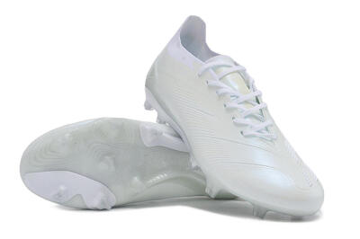 Adidas Predator Accuracy.1 FG Low-Tops Soccer Cleats - White/Beige