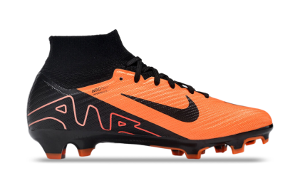 Nike Air Zoom Mercurial Superfly 9 Elite FG High-Tops Soccer Cleats - Orange/Black