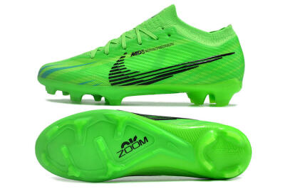 Nike Air Zoom Mercurial Vapor 15 Elite FG Low-Tops Soccer Cleats - Green/Black