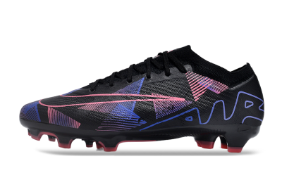 Nike Air Zoom Mercurial Vapor 15 Elite FG Low-Tops Soccer Cleats - Black/Purple/Pink