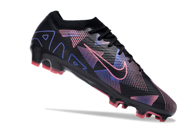 Nike Air Zoom Mercurial Vapor 15 Elite FG Low-Tops Soccer Cleats - Black/Purple/Pink
