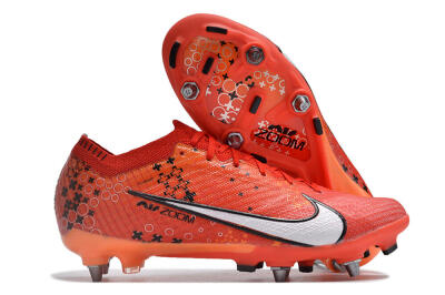 Nike Air Zoom Mercurial Vapor 15 SG Low-Tops Soccer Cleats - Red/White/Black