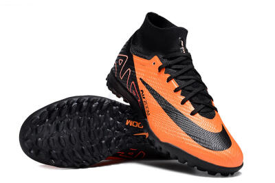 Nike Air Zoom Mercurial Superfly 9 Elite TF High-Tops Soccer Shoes - Orange/Black