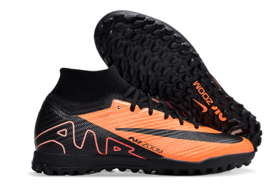 Nike Air Zoom Mercurial Superfly 9 Elite TF High-Tops Soccer Shoes - Orange/Black