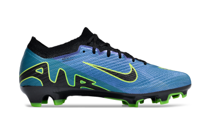 Nike Air Zoom Mercurial Vapor 15 Elite FG Low-Tops Soccer Cleats - Blue/Black/Yellow