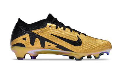 Nike Air Zoom Mercurial Vapor 15 Elite FG Low-Tops Soccer Cleats - Gold/Black