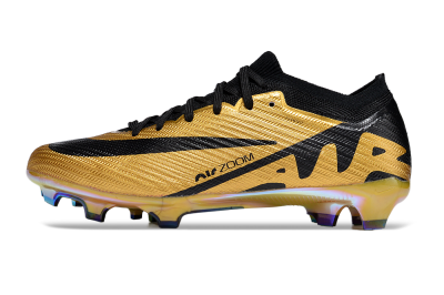 Nike Air Zoom Mercurial Vapor 15 Elite FG Low-Tops Soccer Cleats - Gold/Black